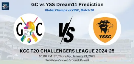 GC vs YSS Dream11 Prediction