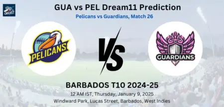 GUA vs PEL Dream11 Team Prediction