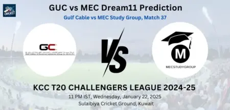 GUC vs MEC Dream11 Prediction