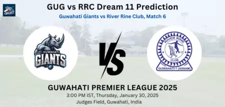 GUG vs RRC Dream 11 Prediction