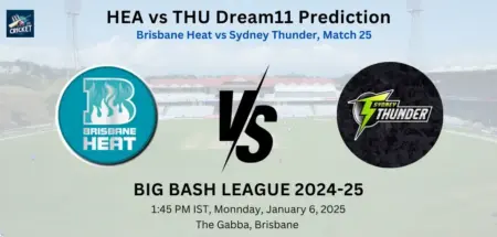 HEA vs THU Dream11 Team Prediction