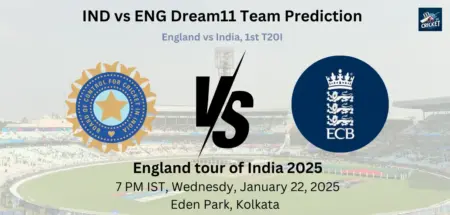 IND vs ENG Dream11 Prediction