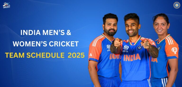 India cricket schedule 2025