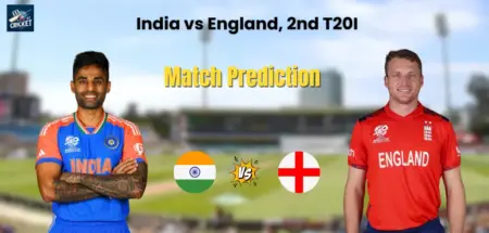 India vs England 2nd Match Prediction