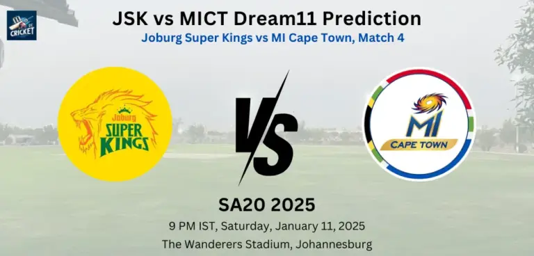 JSK vs MICT Dream11 Prediction