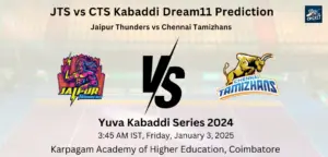 JTS vs CTS Dream11 Team Prediction