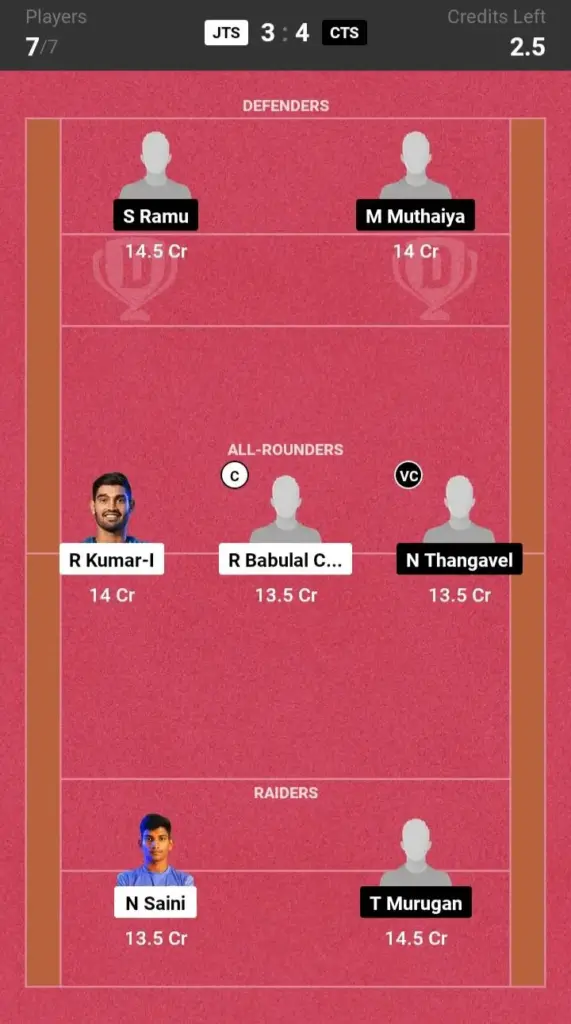 JTS vs CTS Small League Team