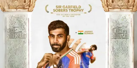 Jasprit Bumrah Wins ICC Men's Cricketer of the Year 2024