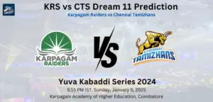 KRS vs CTS Dream 11 Prediction