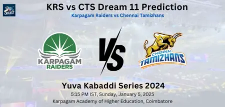 KRS vs CTS Dream 11 Prediction