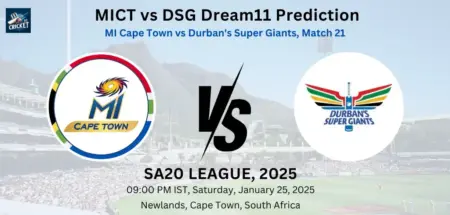 MICT vs DSG Dream11 Prediction