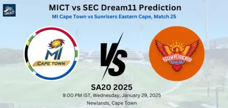 MICT vs SEC Dream11 Prediction