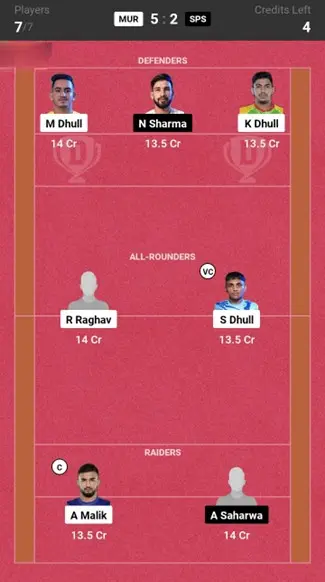 MUR vs SPS Small League Team