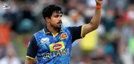 Maheesh Theekshana takes hat-tricks against New Zealand