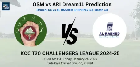 OSM vs ARI Dream11 Prediction