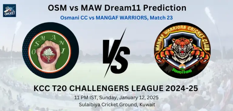 OSM vs MAW Dream11 Prediction