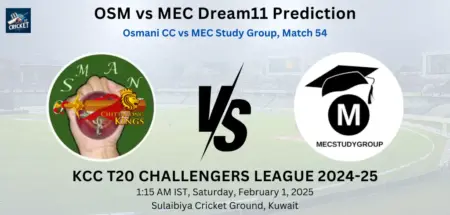 OSM vs MEC Dream11 Prediction