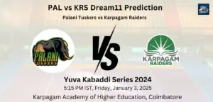 PAL vs KRS Dream11 Team Prediction