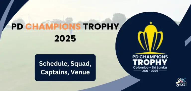 PD Champions Trophy 2025 Schedule