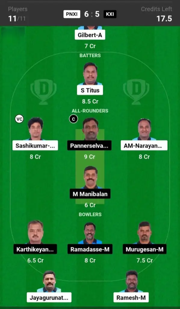 PNXI vs KXI Grand League Team