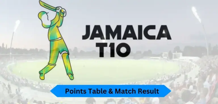 Jamaica T10 2025 Points Table