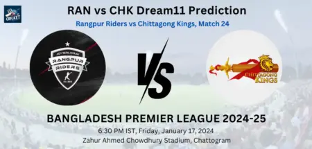 RAN vs CHK Dream11 Prediction