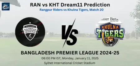 RAN vs KHT Dream11 Prediction