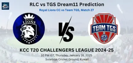 RLC vs TGS Dream11 Prediction