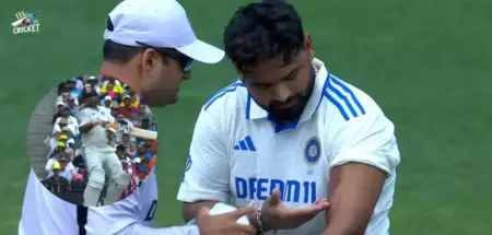 Rishabh Pant takes body-blows