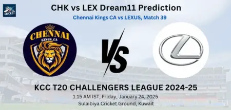 CHK vs LEX Dream11 Prediction