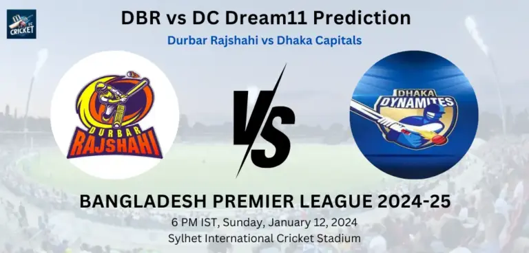 DBR vs DC Dream11 Prediction