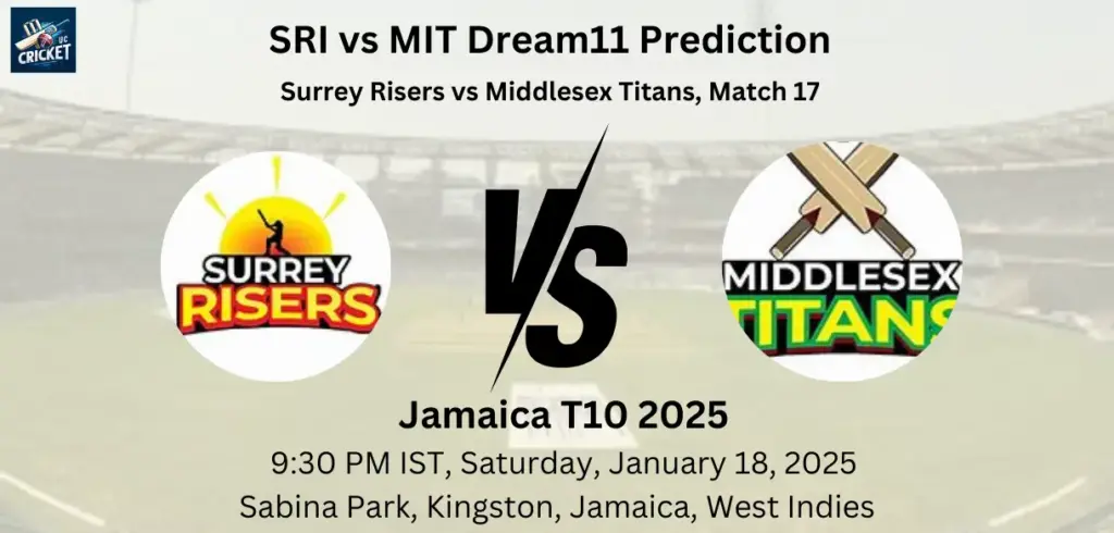 SRI vs MIT Dream11 Prediction