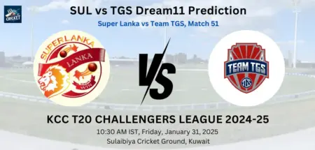 SUL vs TGS Dream11 Prediction