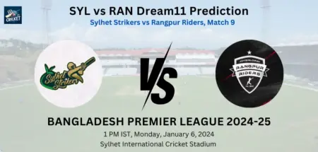 SYL vs RAN Dream11 Team Prediction