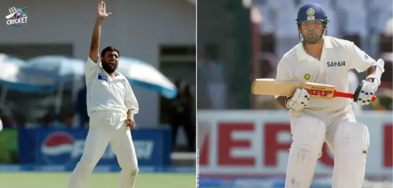 Sachin Tendulkar and Saqlain Mustaq