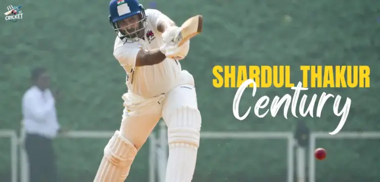 Shardul Thakur hits century