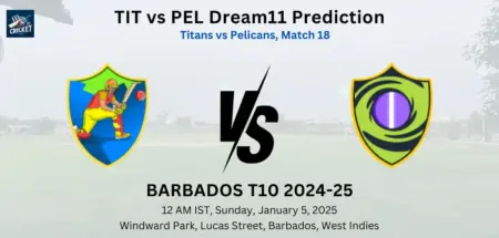 TIT vs PEL Dream11 Team Prediction