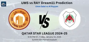 UMS vs RAY Dream11 Team Prediction