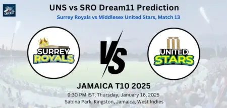 UNS vs SRO Dream11 Prediction