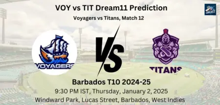 VOY vs TIT Dream11 Team Prediction