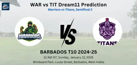 WAR vs TIT Dream11 Prediction