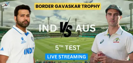 IND vs AUS 5th Test Live Streaming