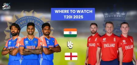 Live Streming IND vs ENG T20I 2025