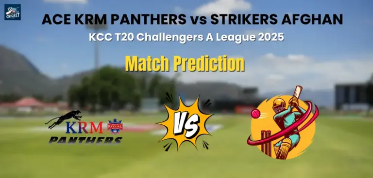 ACE KRM PANTHERS vs STRIKERS AFGHAN Match Prediction
