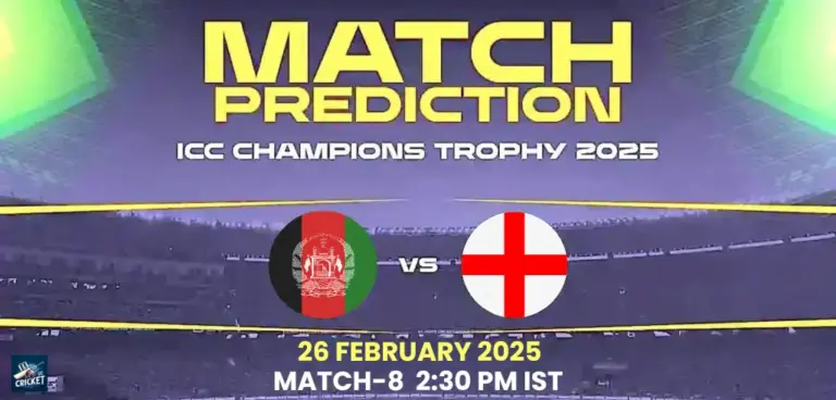 AFG vs ENG Toss Prediction