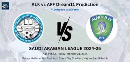 ALK vs AFF Dream11 Prediction