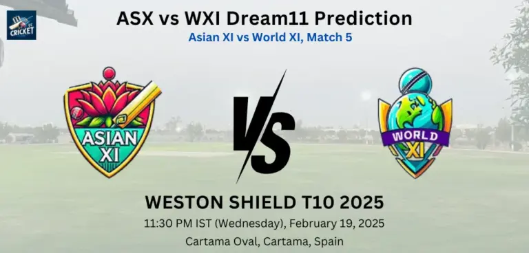 ASX vs WXI Dream11 Prediction