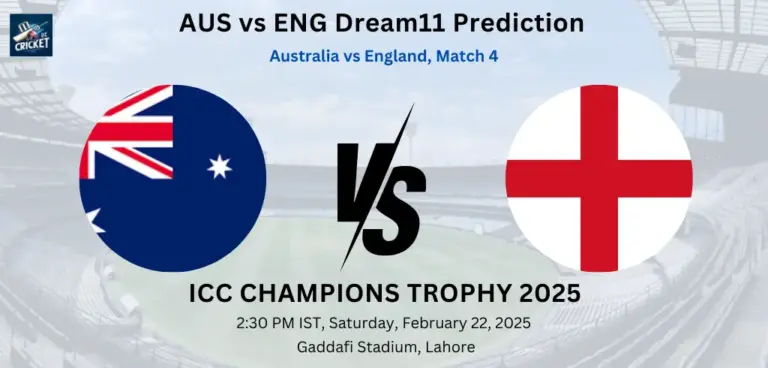AUS vs ENG Dream11 Prediction