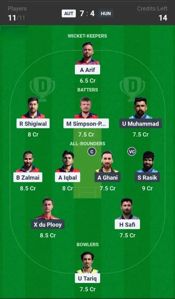 AUT vs HUN Small League Team