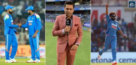 Aakash Chopra on Rohit Sharma, Virat Kohli and Ravindra Jadeja.